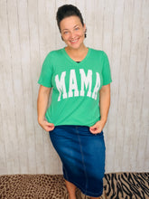 Mama Ribbed Top-Kelly Green