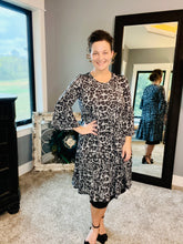 Feminine & Fabulous Gray Animal Print Tunic