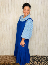 Baby Blue Gingham Collared Shirt