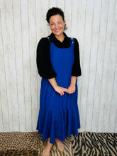 Royal Blue Textured Jumper