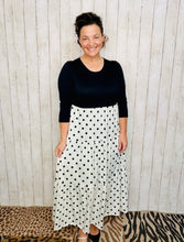 Tonya Black & White Polkadot Dress