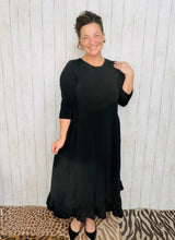 Handkerchief Dress- Black