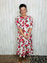 Sabrina Ivory & Rose Dress