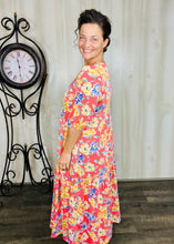 Jenna Coral & Floral Dress