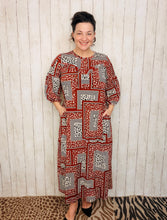 Maddie Patchwork & Leopard Dress