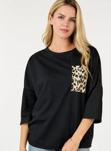 Sunshine Meets Leopard Pocket Top