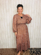 Julia Frilled Bambi Print Dress