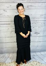 Rena Black & Leopard Dress