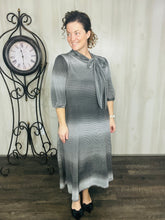 Suzanne Ombre Charcoal Dress