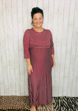 Everyday Style Dress- Burgundy