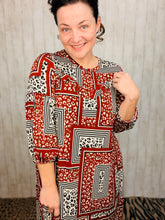 Maddie Patchwork & Leopard Dress