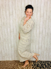 Jennifer Textured Midi Dress- Ivory & Black