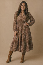 Julia Frilled Bambi Print Dress