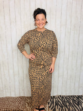 Marissa Ribbed Skirt- Leopard