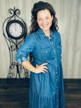 Kristen Chambray & Snaps Dress