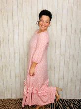 Michella High Low Dress-Pink Paisley