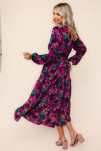 Jamie Smocked Waist Dress- Plum Floral
