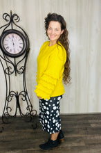 Yellow Ruffle Sweater