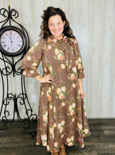 Chocolate & Floral Dress