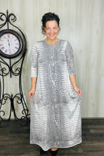 Creamy Animal Print Dress