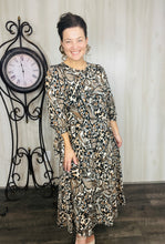 Miss Regina Animal Print Dress