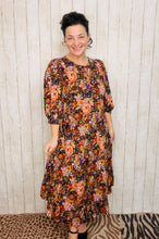 Lori Floral & Ruffle Dress