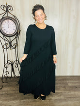 Ruffled Super Soft Textured Dress