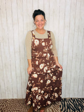 Fall Floral Ribbed Jumper
