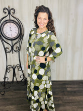 Smiles & Olive Dots Dress