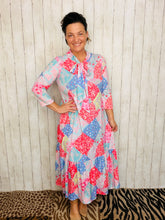 Brenda Bow & Ruffle Pink Patchwork