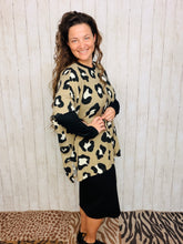 Taupe & Leopard Poncho/Tunic Style