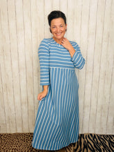 Everyday Style Dress- Denim Blue