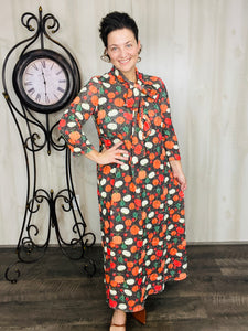 Power On The Day Dress- Pumpkins