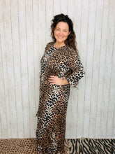 Michella High Low Dress-Classic Leopard