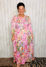 Missy Pink & Floral Dress