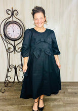 Misty Black & Bow Dress
