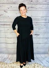Tonya Marie Tiered Dress- Black