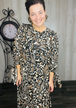 Miss Regina Animal Print Dress