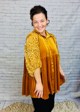 Gold Shimmer & Shine Top