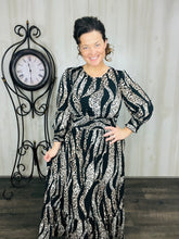 Rhonda Smocking Waist Dress- Animal Print