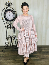Georgia Polkadot Dress- Pink, Olive, or Black