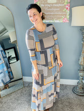 Tonya Marie Tiered Dress-Patchwork