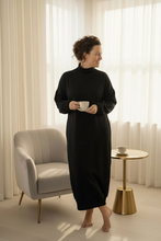 Fabulous Sweatshirt Dress-Black