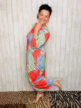 Missy Coral Patchwork Dress