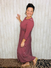 Everyday Style Dress- Burgundy