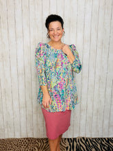 Purple Mix Wildflower Tunic