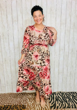 Mallory Mauve & Leopard Dress