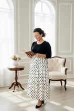 Tonya Black & White Polkadot Dress