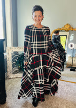 Georgia Plaid Dress- Tan or Red Plaid
