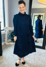 Jada One Size Textured & Petal Dress